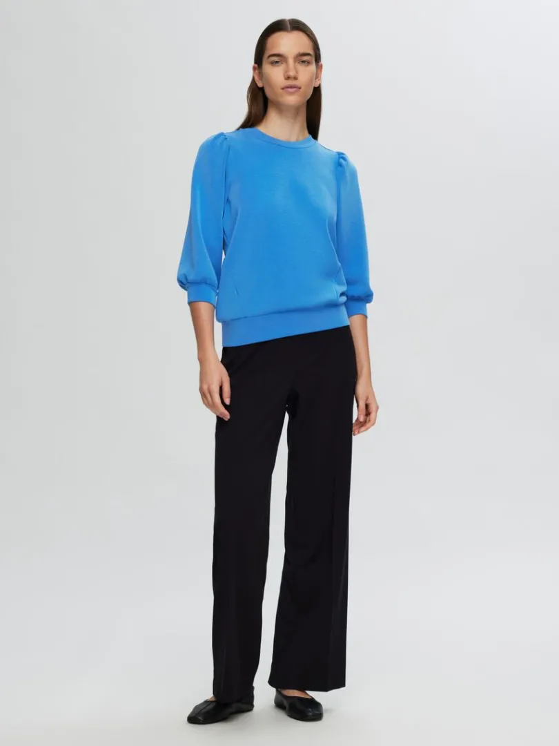 pufrme_sweatshirt_1-5.webp Toppe Og Bluser>SELECTED PUFÆRME SWEATSHIRT Blue