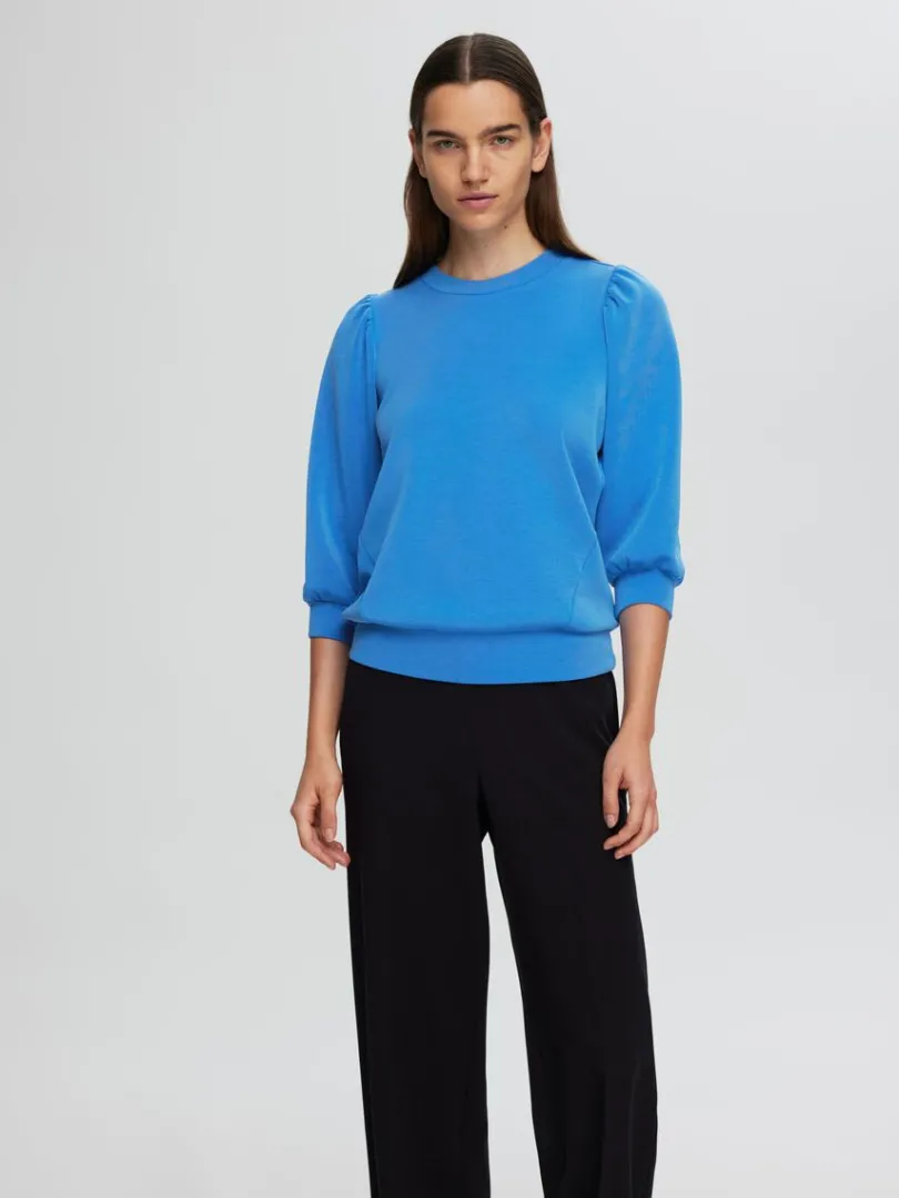 pufrme_sweatshirt_2-5.webp Toppe Og Bluser>SELECTED PUFÆRME SWEATSHIRT Blue