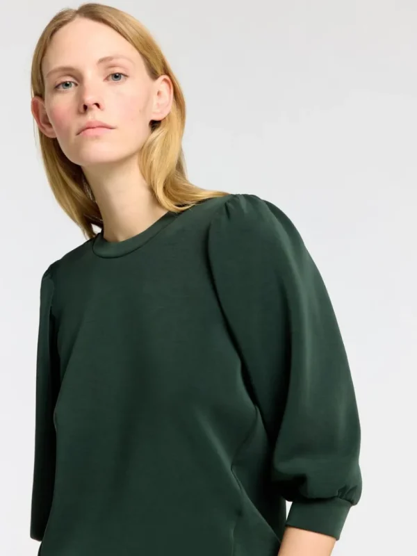 Toppe Og Bluser>SELECTED PUFÆRME SWEATSHIRT Green