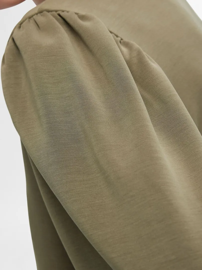 pufrme_sweatshirt_3-2.webp Toppe Og Bluser>SELECTED PUFÆRME SWEATSHIRT Green
