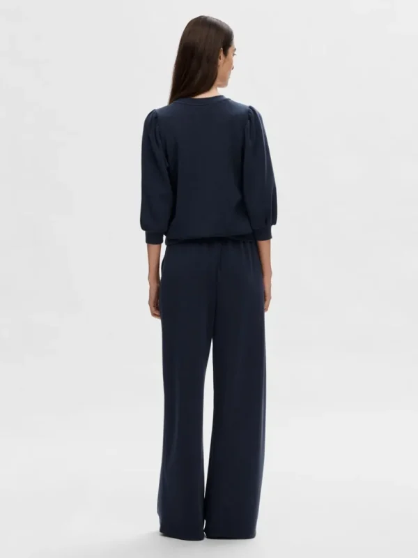 Toppe Og Bluser>SELECTED PUFÆRME SWEATSHIRT Blue