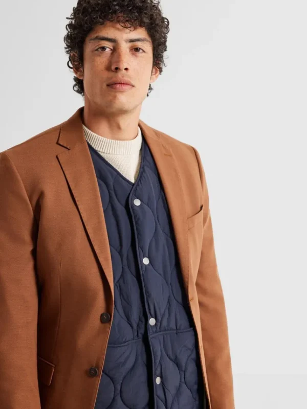 Overtøj>SELECTED QUILTET VEST Blue