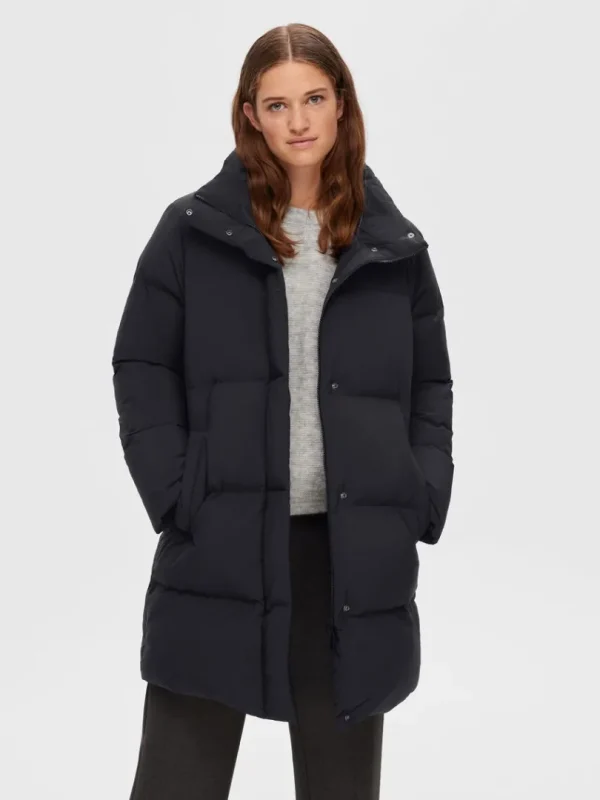 Overtøj>SELECTED RE:DOWN® DYNEJAKKE Black