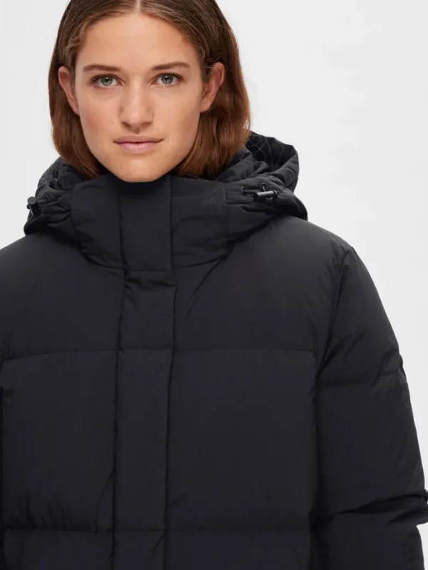 Overtøj>SELECTED RE:DOWN® DYNEJAKKE Black