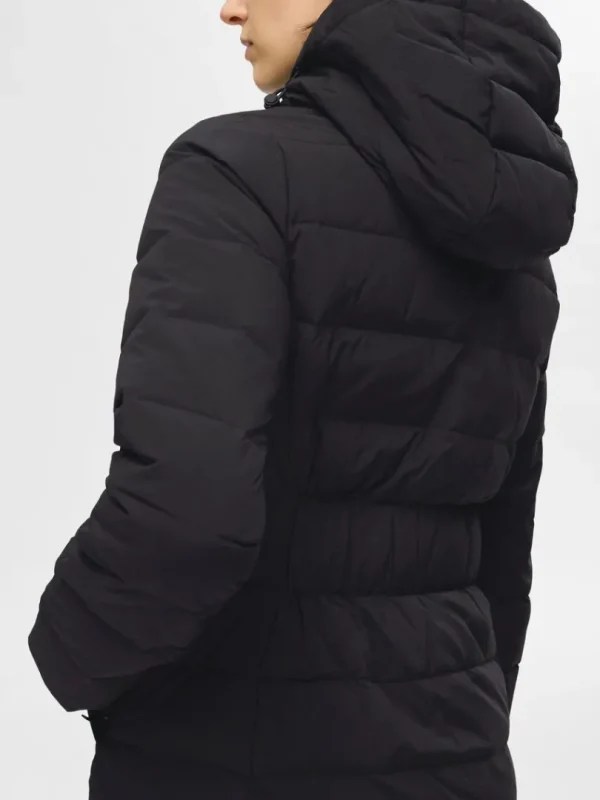 Overtøj>SELECTED RE:DOWN® KORT JAKKE Black