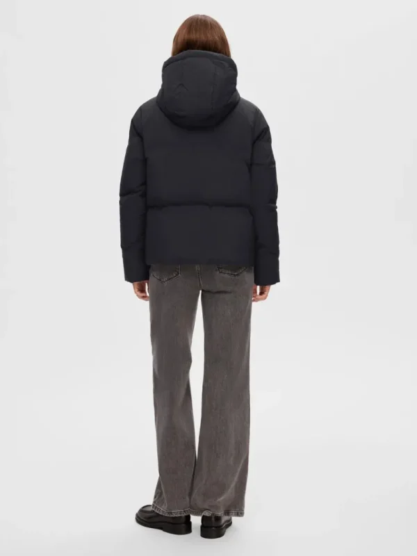 Overtøj>SELECTED RE:DOWN® PUFFERJAKKE Black