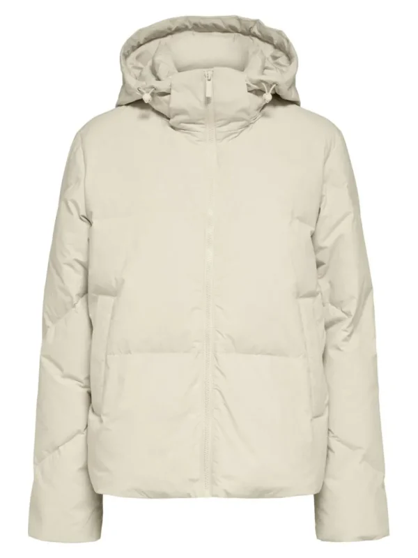 Overtøj>SELECTED RE:DOWN® PUFFERJAKKE Beige
