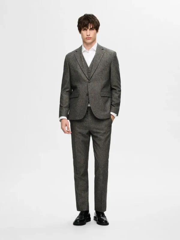 Jakkesæt & Blazers>SELECTED REGULAR FIT BLAZER Grey