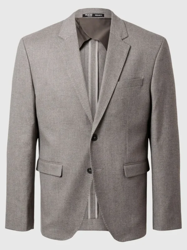 Jakkesæt & Blazers>SELECTED REGULAR FIT BLAZER Beige