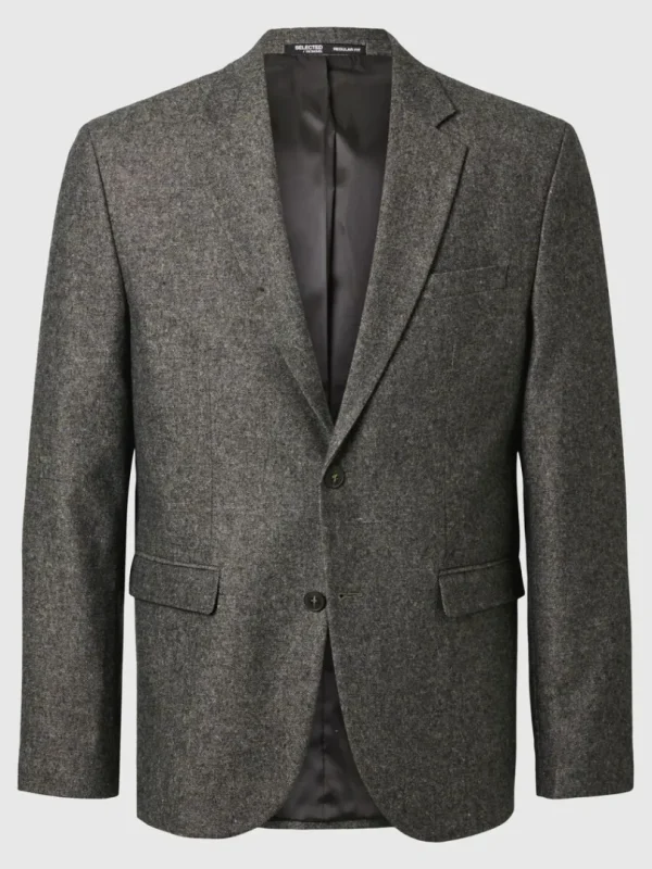 Jakkesæt & Blazers>SELECTED REGULAR FIT BLAZER Grey