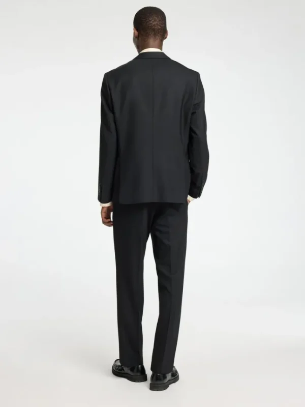 Jakkesæt & Blazers>SELECTED REGULAR FIT ENKELTRADET BLAZER Black
