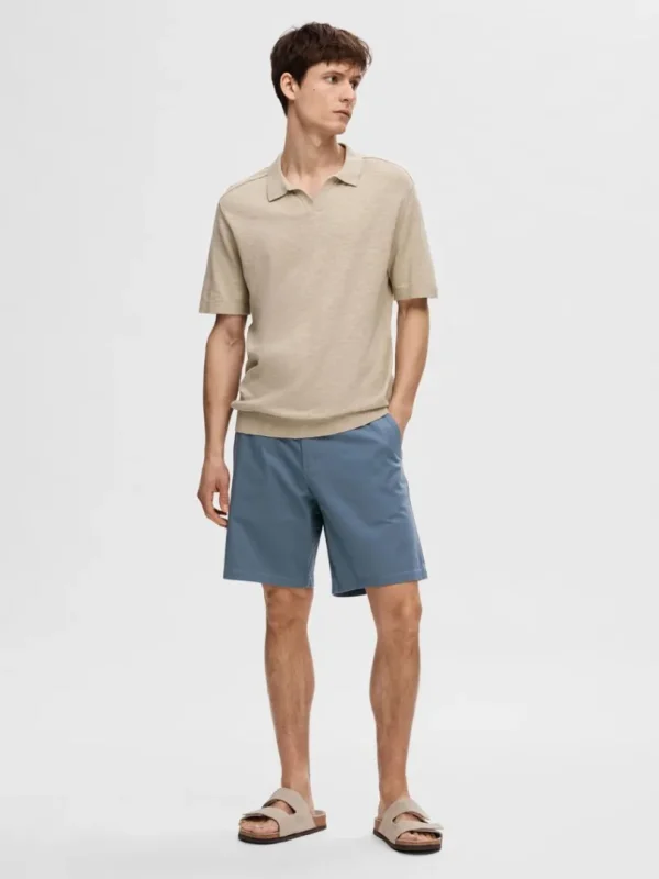 Shorts>SELECTED REGULAR FIT FLEX SHORTS Blue
