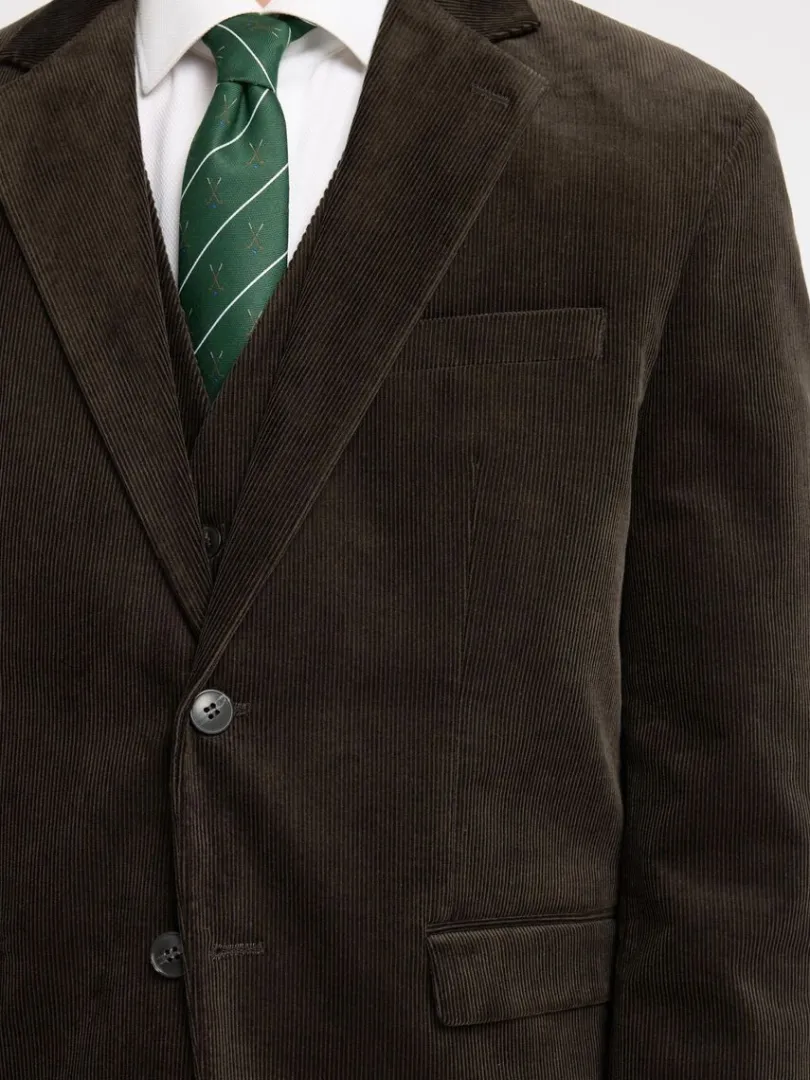regular_fit_fljl_blazer_3-1.webp Jakkesæt & Blazers>SELECTED REGULAR FIT FLØJL BLAZER Brown