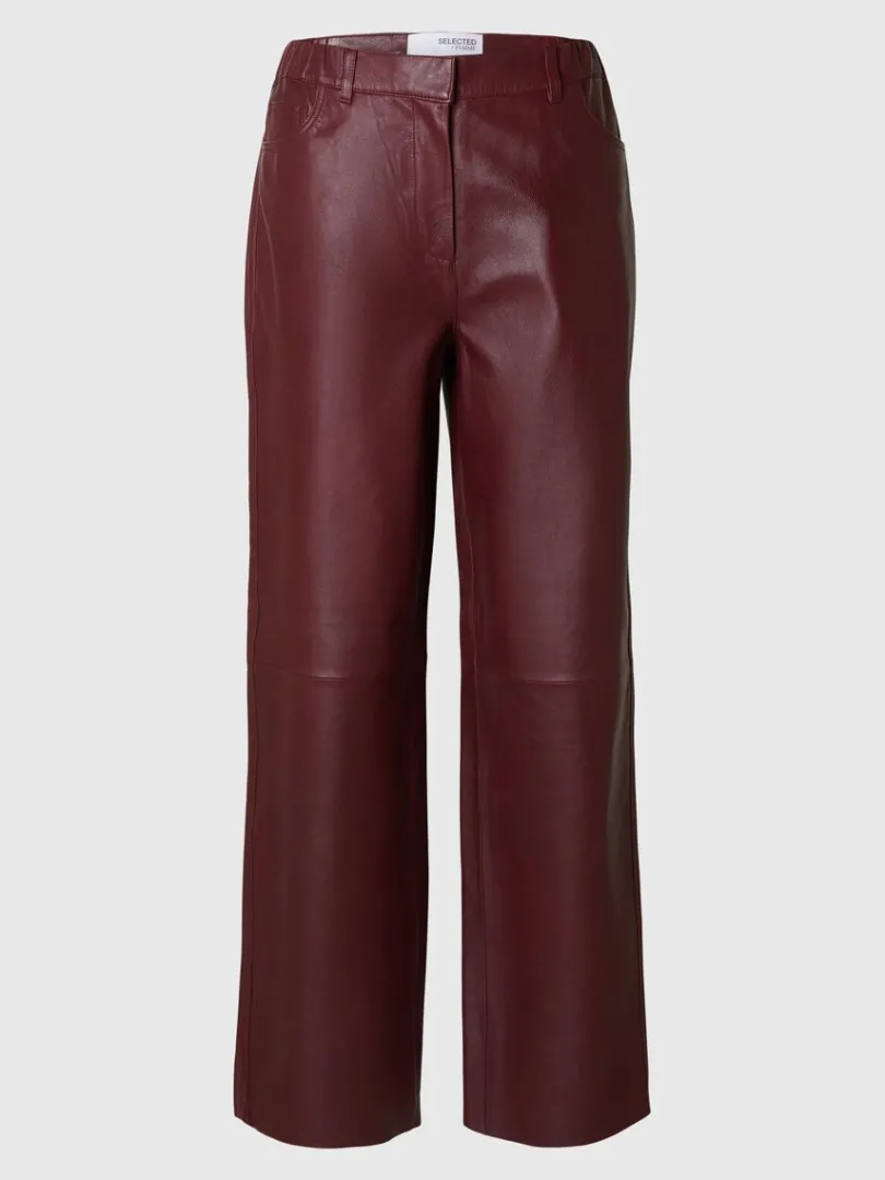 regular_fit_lderbukser_0.webp Bukser>SELECTED REGULAR FIT LÆDERBUKSER Purple