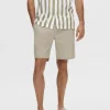 Shorts>SELECTED REGULAR PASFORM SHORTS Beige
