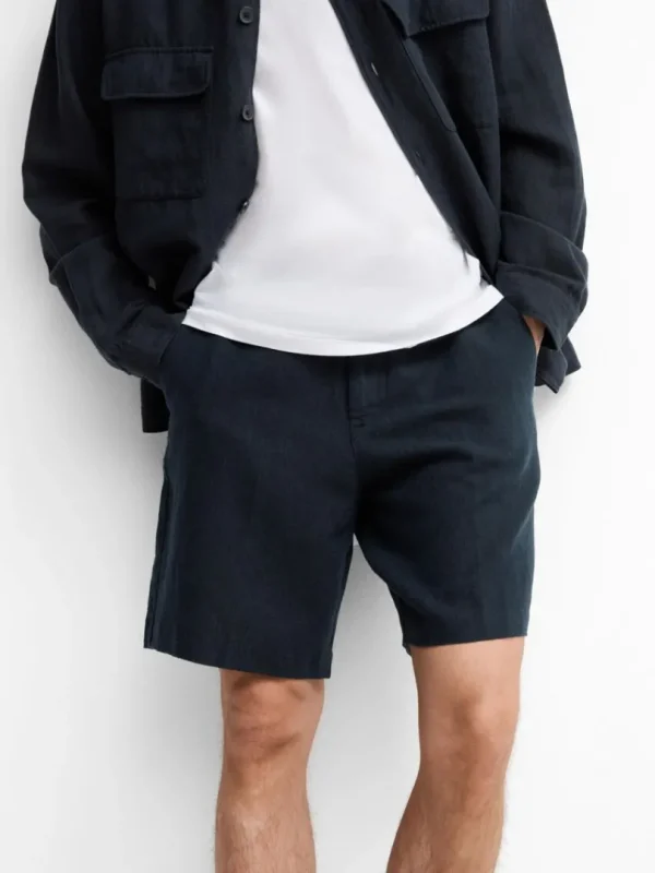 Shorts>SELECTED REGULAR PASFORM SHORTS Blue