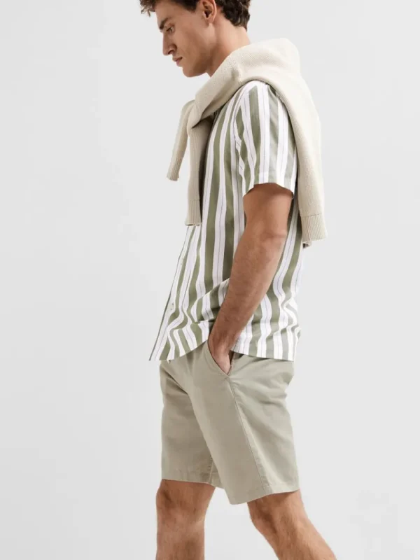 Shorts>SELECTED REGULAR PASFORM SHORTS Beige