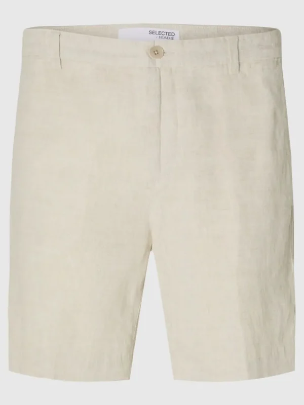 Shorts>SELECTED REGULAR PASFORM SHORTS Beige
