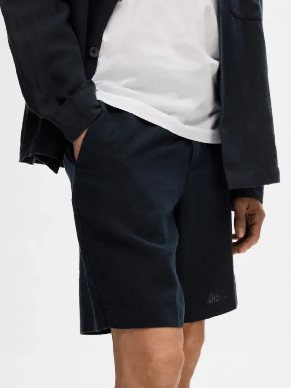 Shorts>SELECTED REGULAR PASFORM SHORTS Blue