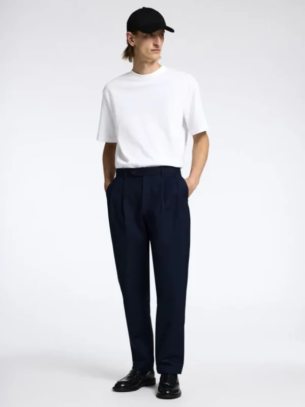 Bukser>SELECTED 190 REGULAR TAPERED FIT BUKSER Blue