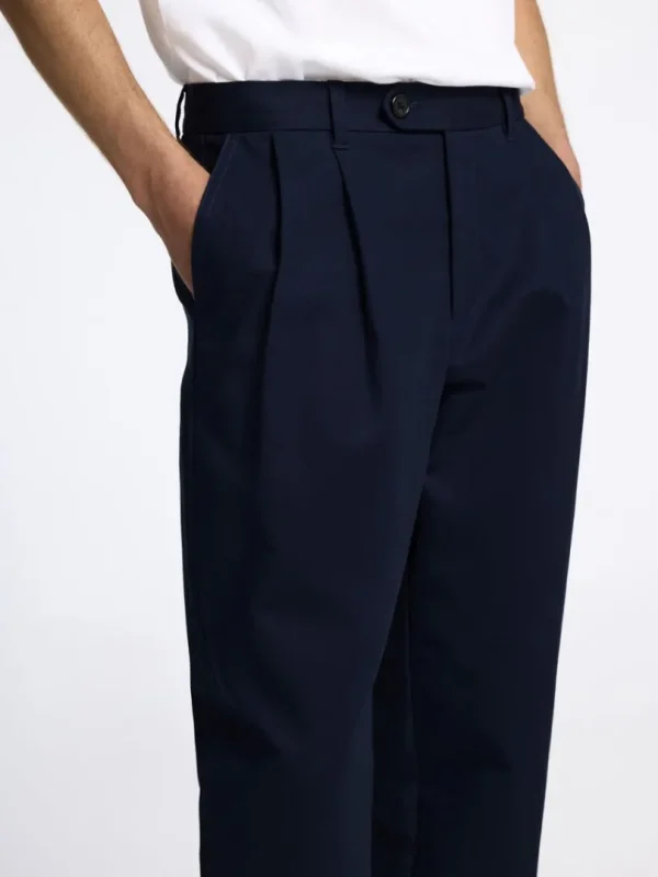 Bukser>SELECTED 190 REGULAR TAPERED FIT BUKSER Blue