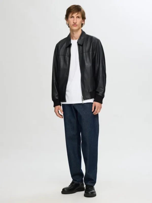 Jeans>SELECTED 190 REGULAR TAPERED-FIT JEANS Blue