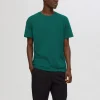 T-shirts>SELECTED REGULAR T-SHIRT Green
