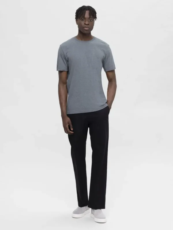 T-shirts>SELECTED REGULAR T-SHIRT Grey