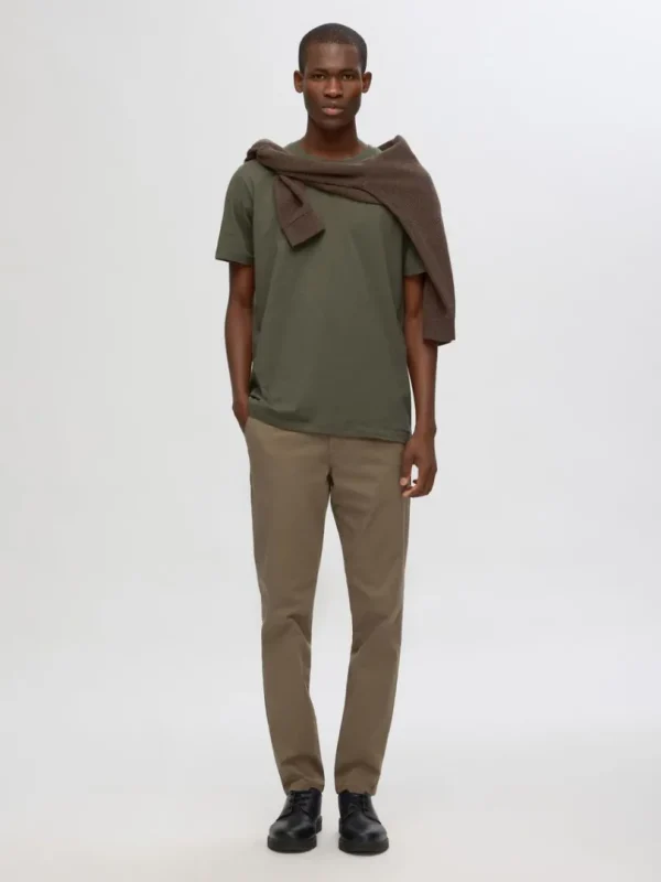 T-shirts>SELECTED REGULAR T-SHIRT Green