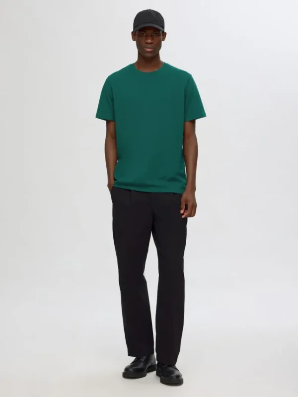 T-shirts>SELECTED REGULAR T-SHIRT Green