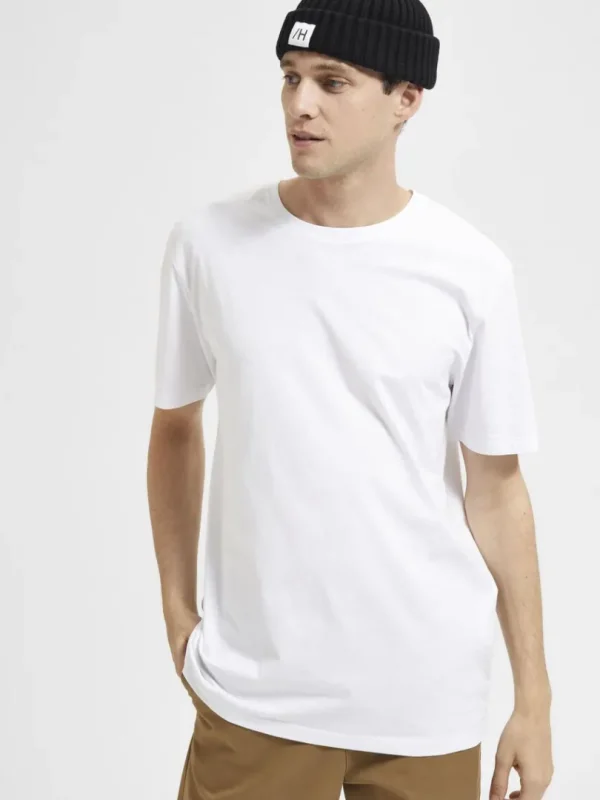 T-shirts>SELECTED REGULAR T-SHIRT White