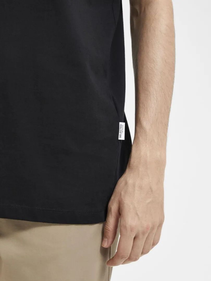 regular_tshirt_3-3.webp T-shirts>SELECTED REGULAR T-SHIRT Black