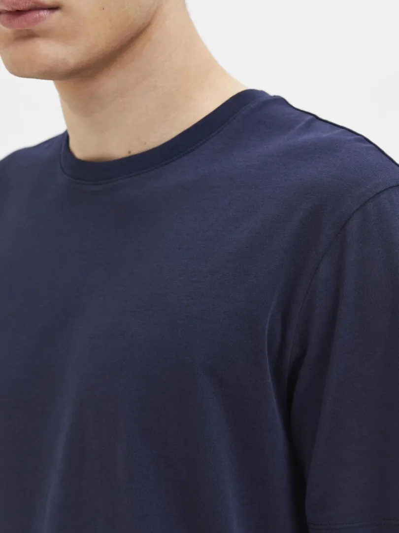 regular_tshirt_3-5.webp T-shirts>SELECTED REGULAR T-SHIRT Blue