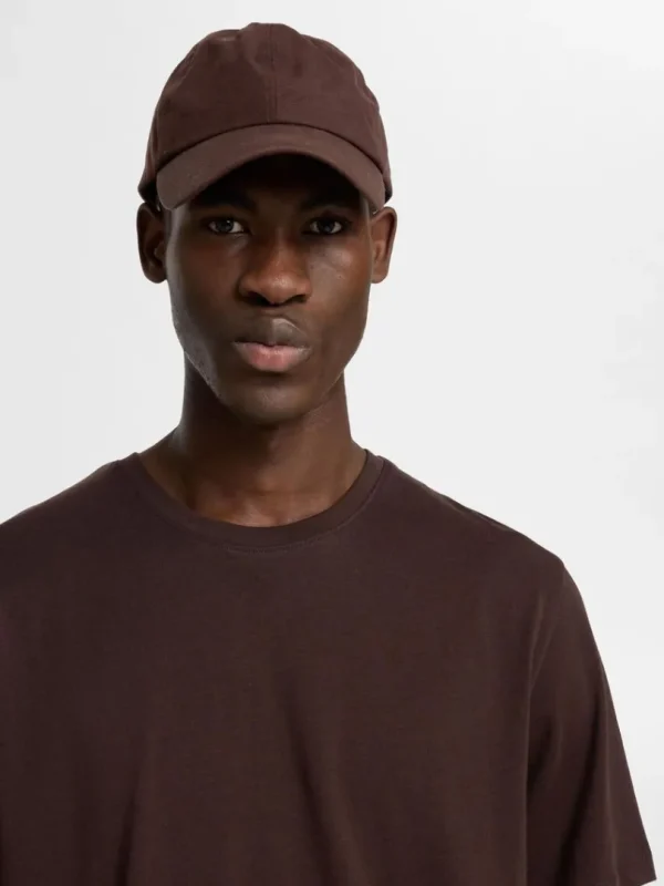 T-shirts>SELECTED REGULAR T-SHIRT Brown
