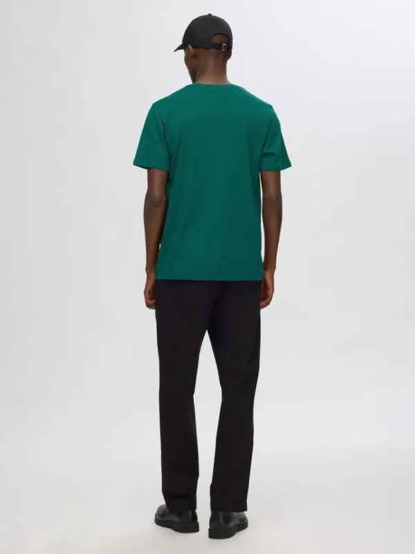 T-shirts>SELECTED REGULAR T-SHIRT Green