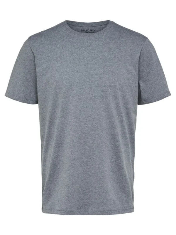 T-shirts>SELECTED REGULAR T-SHIRT Grey