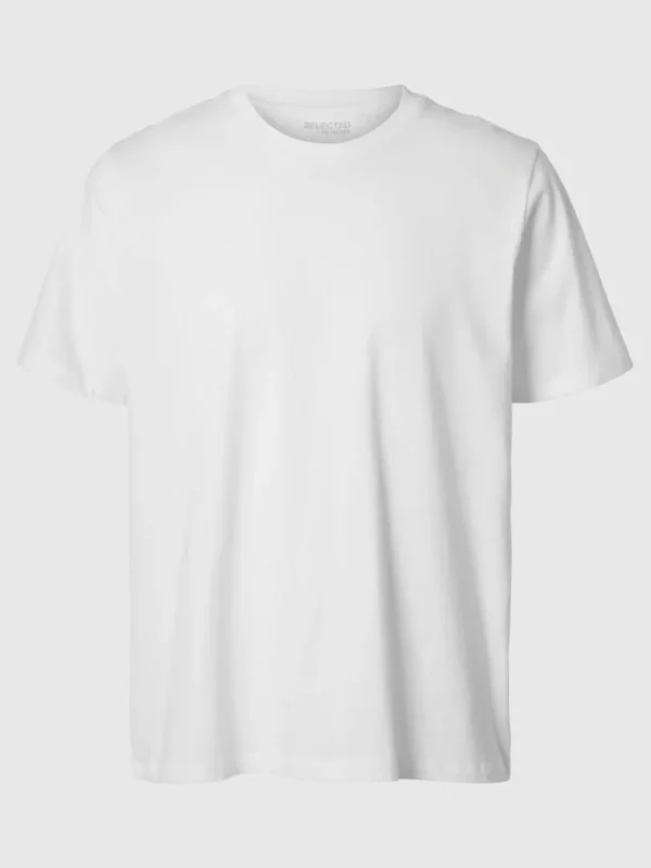 T-shirts>SELECTED REGULAR T-SHIRT White