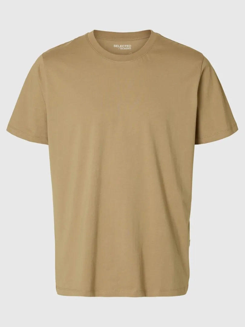 regular_tshirt_5-6.webp T-shirts>SELECTED REGULAR T-SHIRT Brown