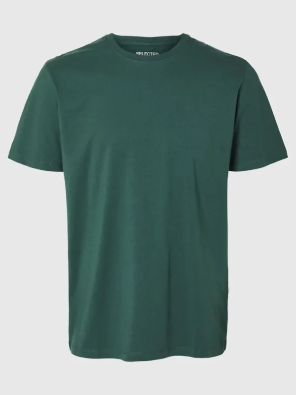T-shirts>SELECTED REGULAR T-SHIRT Green
