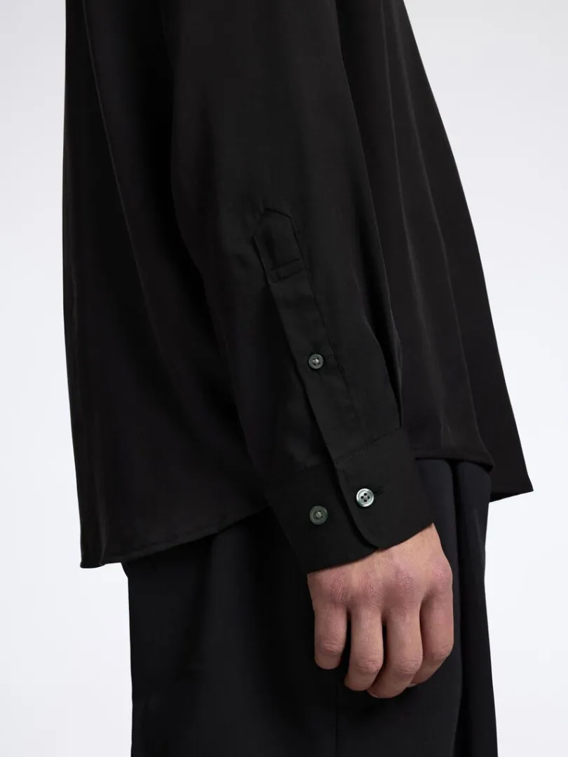 relaxed_fit_satinskjorte_5-1.webp Skjorter>SELECTED RELAXED FIT SATINSKJORTE Black