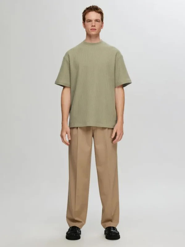 T-shirts>SELECTED RELAXED FIT VAFLET T-SHIRT Green