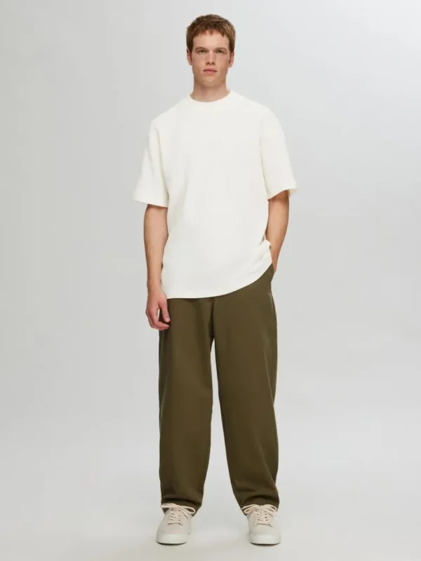 T-shirts>SELECTED RELAXED FIT VAFLET T-SHIRT White