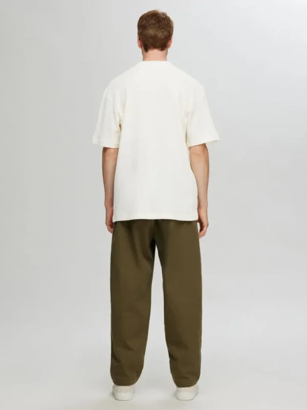 T-shirts>SELECTED RELAXED FIT VAFLET T-SHIRT White