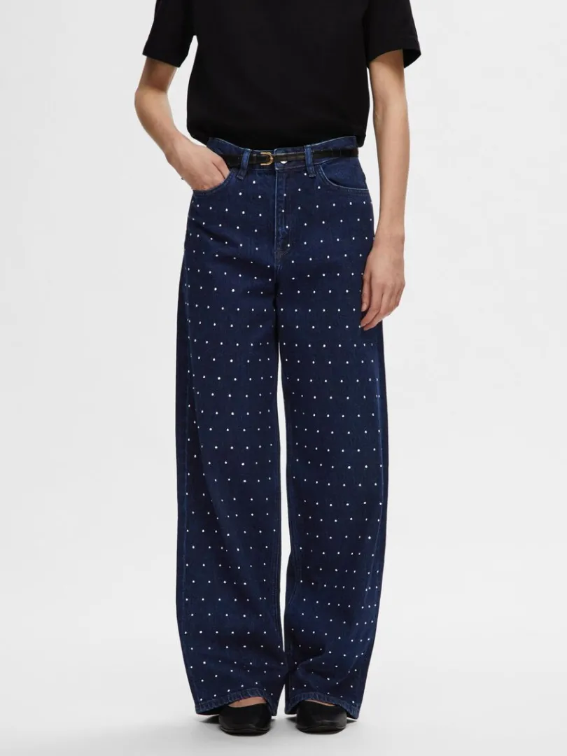 rhinsten_wide_fit_jeans_0-1.webp Jeans>SELECTED RHINSTEN WIDE FIT JEANS Blue