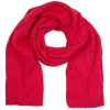 Accessories>SELECTED RIBBET HALSTØRKLÆDE Red