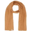 Accessories>SELECTED RIBBET HALSTØRKLÆDE Brown