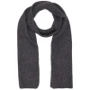 Accessories>SELECTED RIBBET HALSTØRKLÆDE Grey