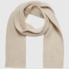 Accessories>SELECTED RIBBET HALSTØRKLÆDE Beige