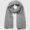 Accessories>SELECTED RIBBET HALSTØRKLÆDE Grey