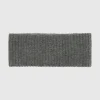Accessories>SELECTED RIBBET STRIKKET PANDEBÅND Grey